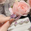 Anello 0270 - diamante rosa - aperto