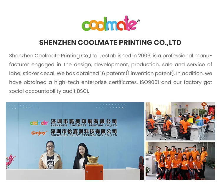 Self Adhesive Customized Metal Logo Sticker Printing Clear Gold Foil