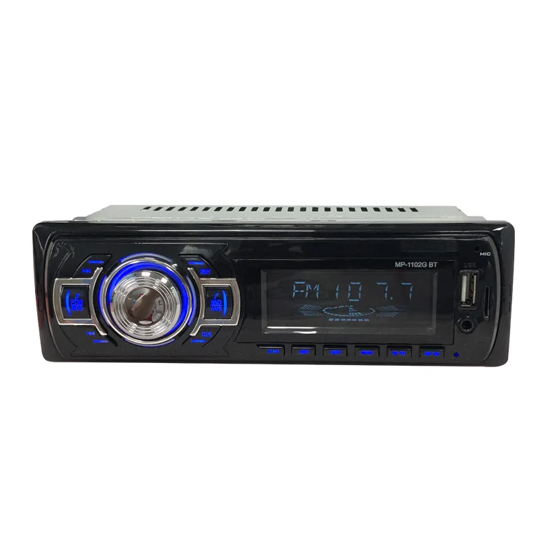 Nuevo Estereo Para Auto Reproductor Multimedia Digital De MP3 Para Coche De Am Con BT Puerto USB Y Ranura Para Tarjeta SD