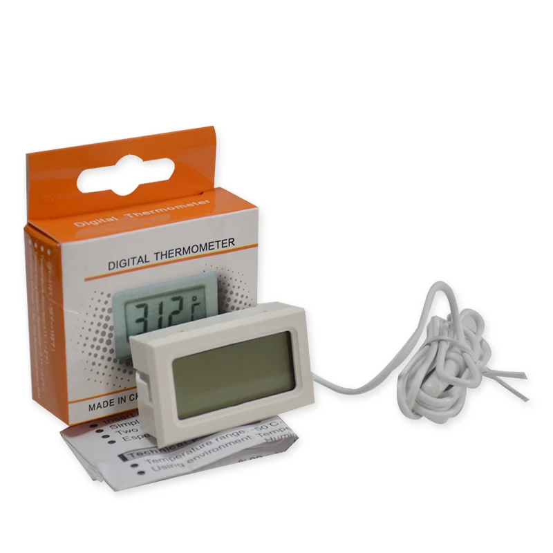 Factory Sales TPM-10 Digital LCD Thermometer Probe Temperature Monitor Water Gauge for Aquarium Households Baby Bath Bathtub