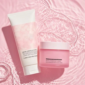 Factory High Quality Deep Cleansing Cleanser + Hydrating Moisture Whitening Brighten Skin Set Cream Cleansing Skin Care Set