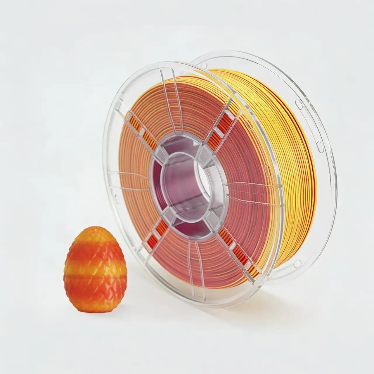 Jedwabny filament PLA do drukarek 3D, średnica 1,75 mm / 2,85 mm / 3,5 mm, dwukolorowy, szpulka 1 kg, wysoka jakość, temperatura druku 190–220 °C