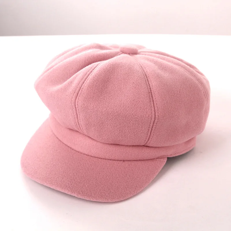 Стильные кепки художника газетчика Черные Серые береты шляпы