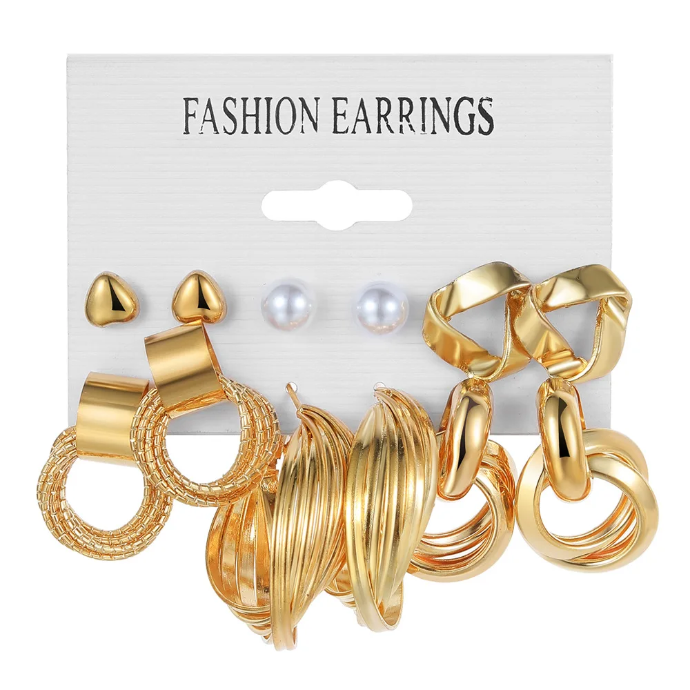 Earrings on Model