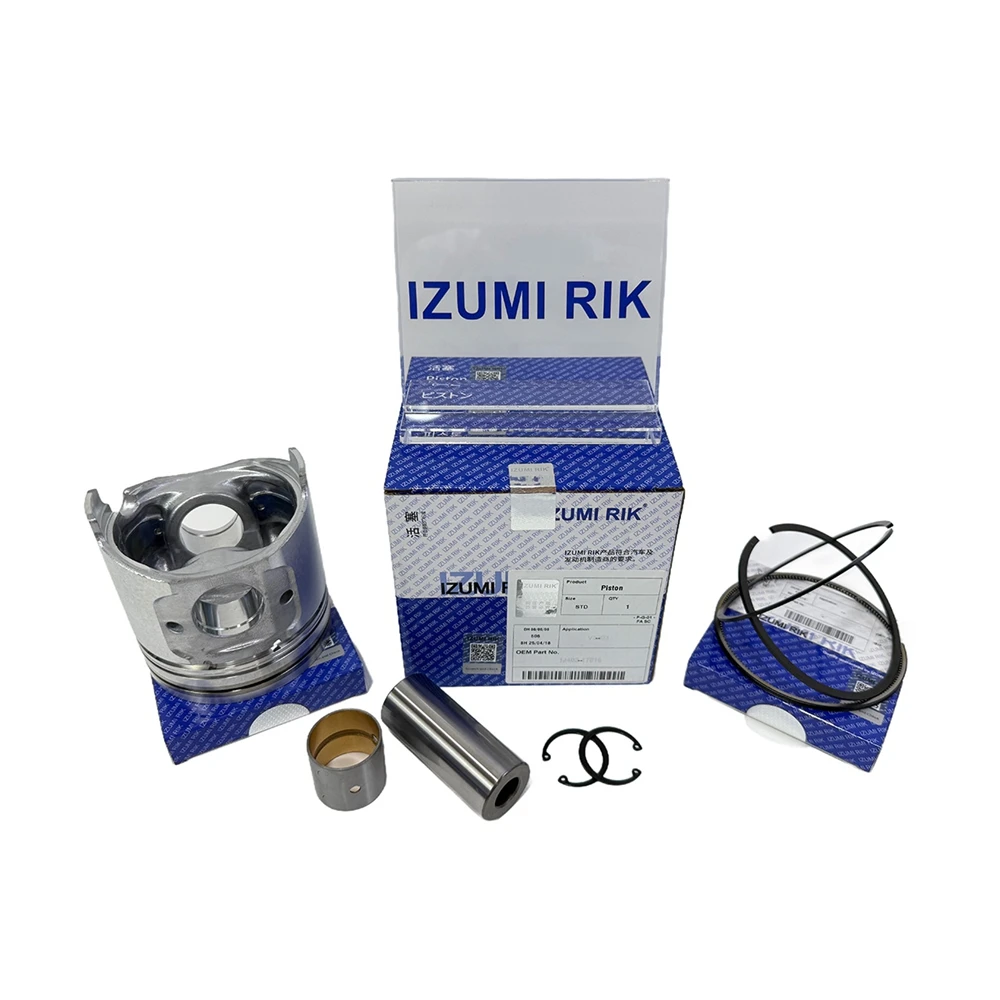 IZUMI RIK 3TNV88F 3YM27A 3YM30 Piston & Piston Ring Set for Yanmar Engine Repair Kit
