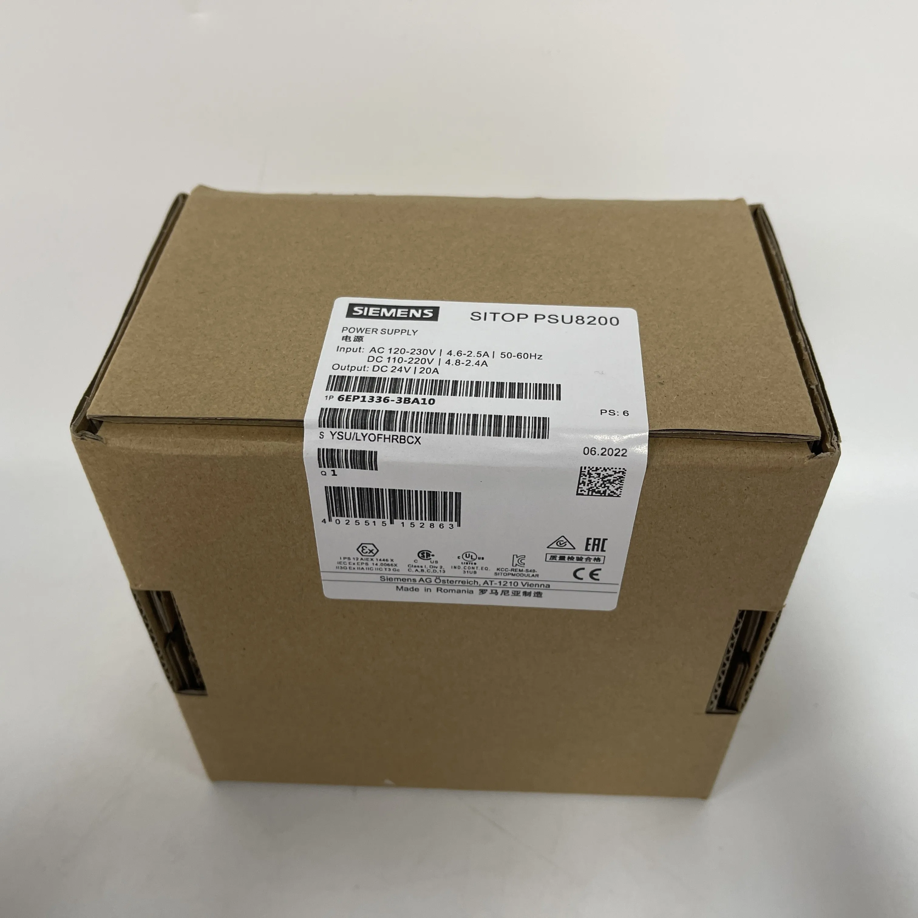 Siemens SITOP Power Supply 6EP1336-3BA10 Siemens SITOP Power Supply 6EP1336-3BA10