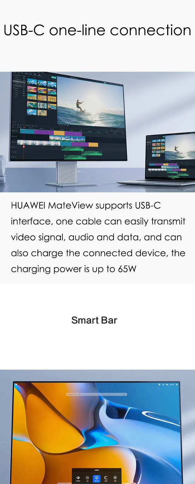 Huawei Mateview Display Monitor 28.2 Inch 4k Uhd Ips Screen Gaming 