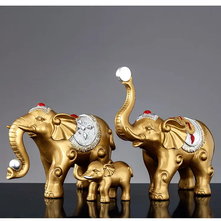 Elefantes Decorativos Para Sala Pumtus Pares De Estatuas De