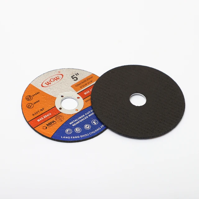 high efficiency  5inch cutting wheel 125x3.0x22.23 mm aluminum  stainless steel and metal wheel cutting discs