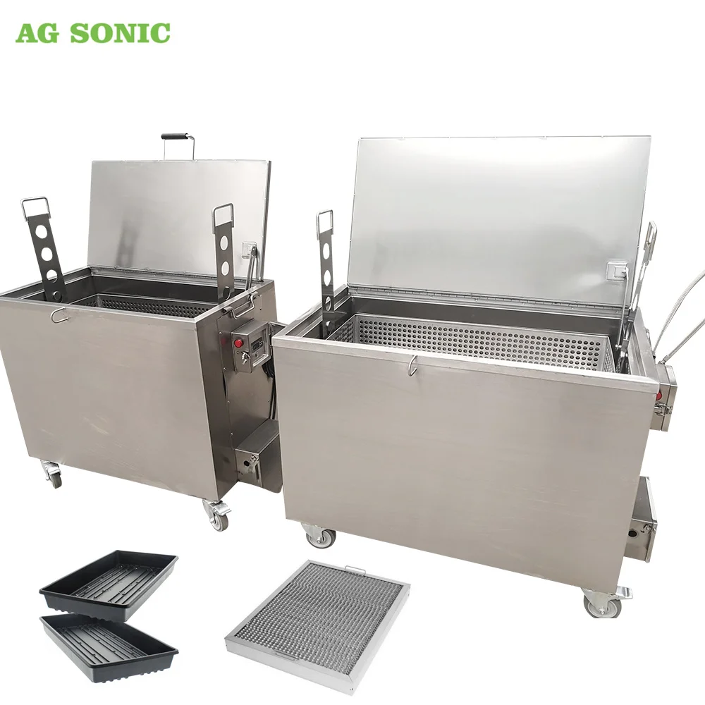Heated Dip Stainless Steel Commercial Soak tank With Ultrasonic Food Cleaner Kitchen Ware Soaking Fats Oils Grease Remove