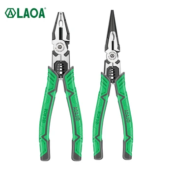 LAOA Eccentric Force-saving Pliers Chrome-vanadium steel 9-inch Shear Clamping wire Stripping Bending pliers