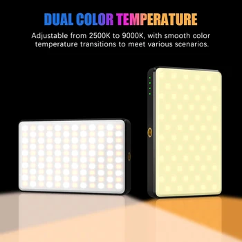 Wholesale ST120 Full-Color Video LED Photography Lighting for Phone Selfie Tiktok Makeup Other Mobile Content Creation detail image