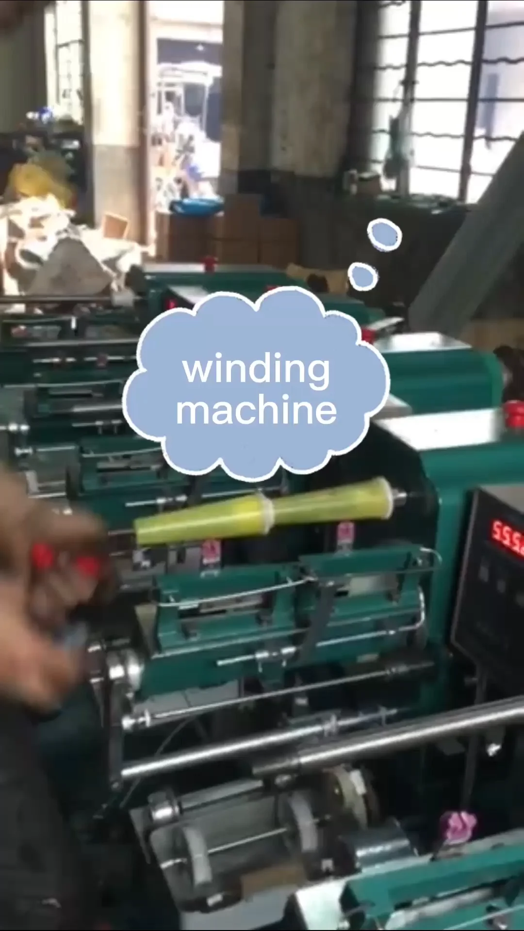 Hot Selling Automatic Sewing Thread Winding Machine Of 1 Or 6 Spindles