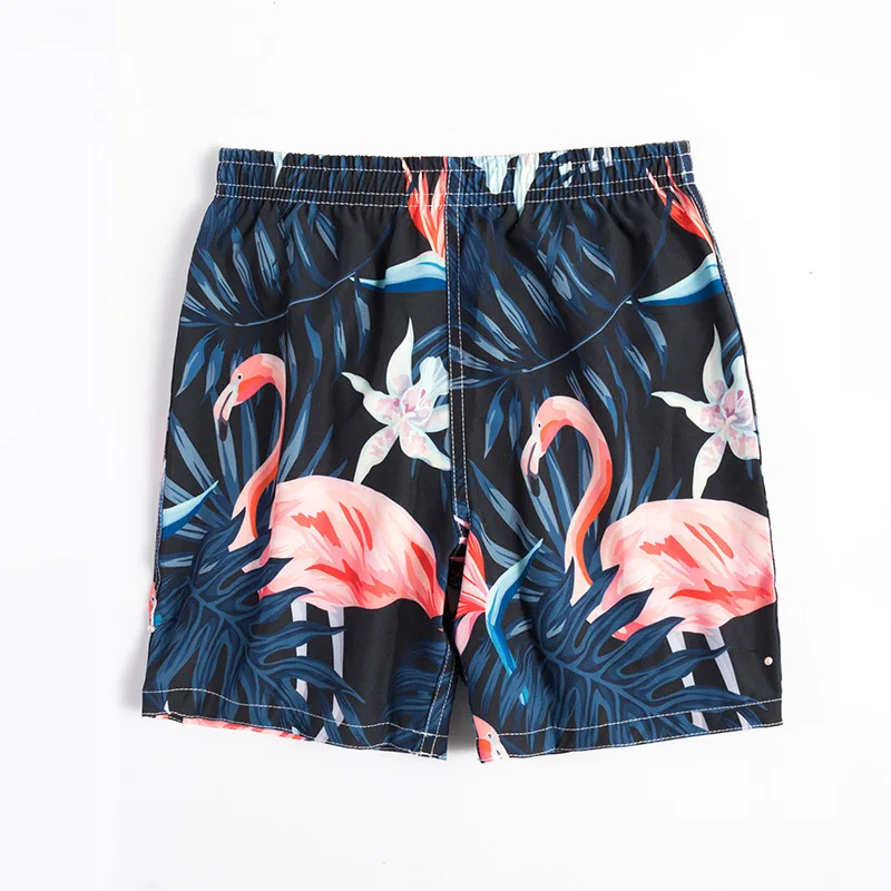 Custom Print Summer Kids Boy Swim suit Shorts Swimwear High Waist Quick Dry Baby Swim Trunks details