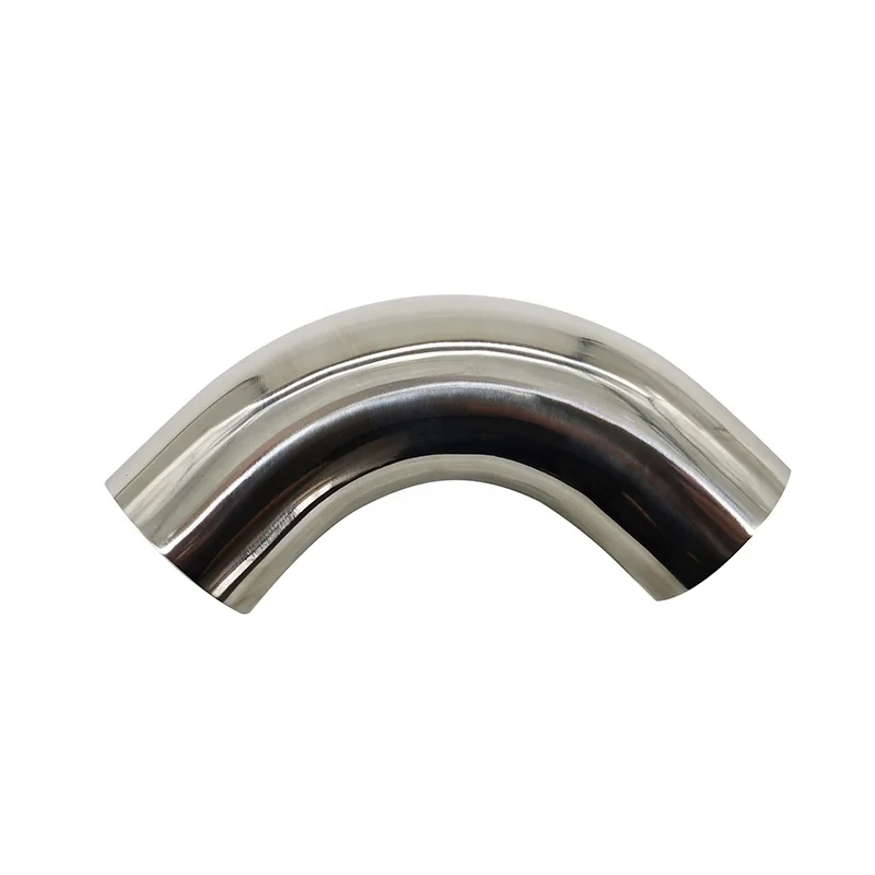 Sanitary 304 Stainless Steel Butt Welded 90 Degree Elbow Bend Stainless Steel Pipe Fittings