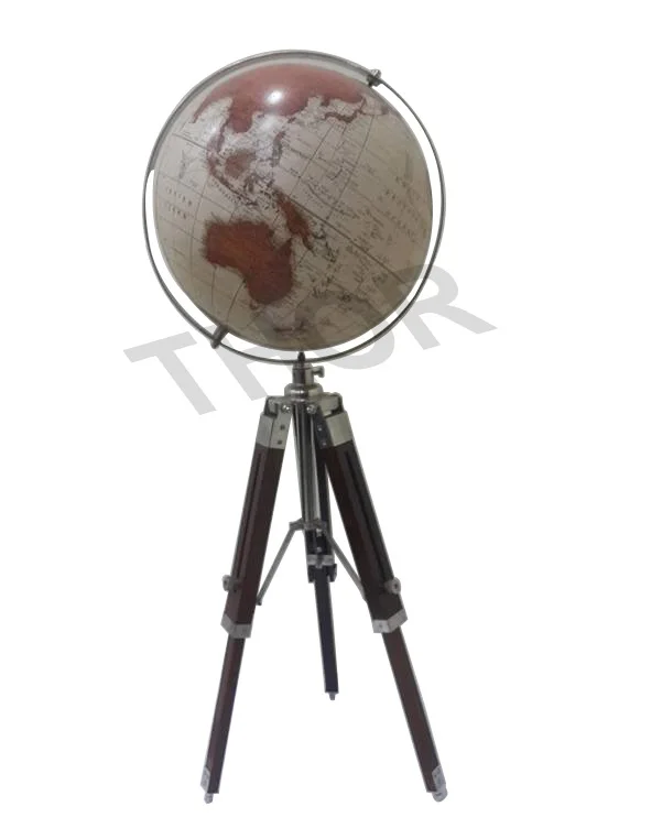 Морской мир карта земного шара винтажная подставка для штатива Рождественский подарок образовательные географические современные настольные украшения