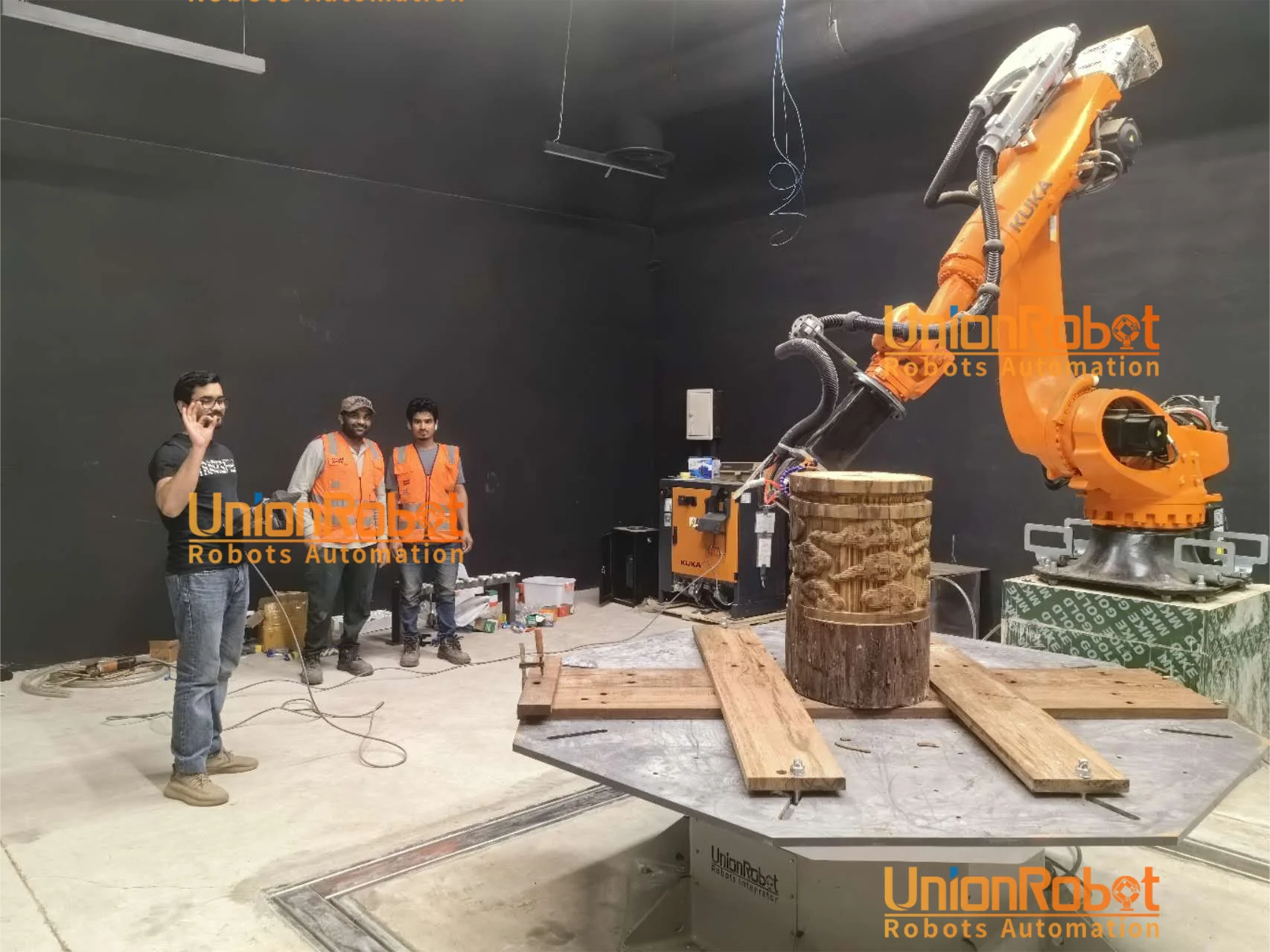 3D Sculpture 6 Axis Robot Arm Cnc Engraving for Wood Foam Stone