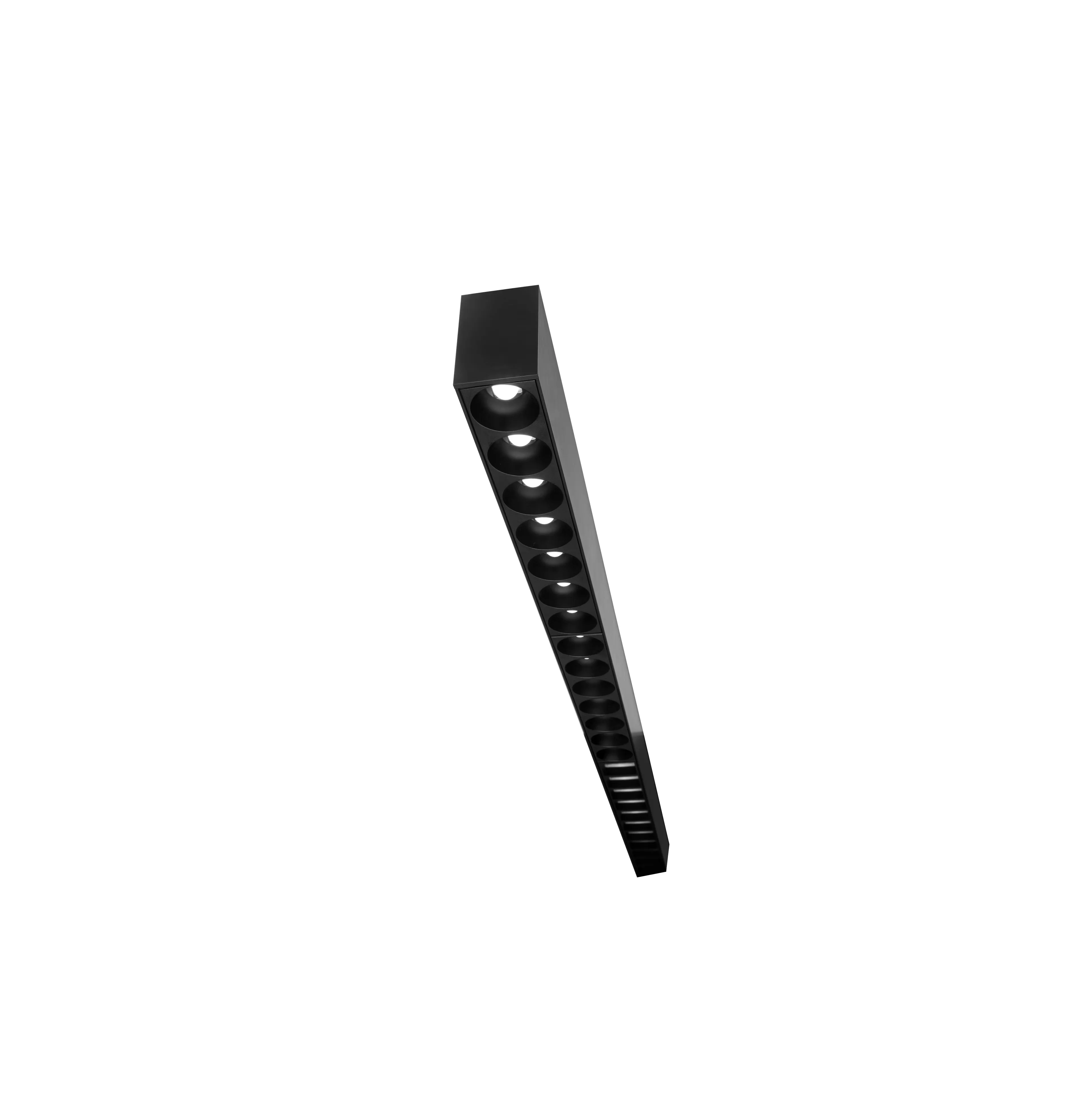 Модуль точечной линии для установки на поверхность офисный алюминиевый линейный свет коммерческий прожектор с антибликовым покрытием помещений