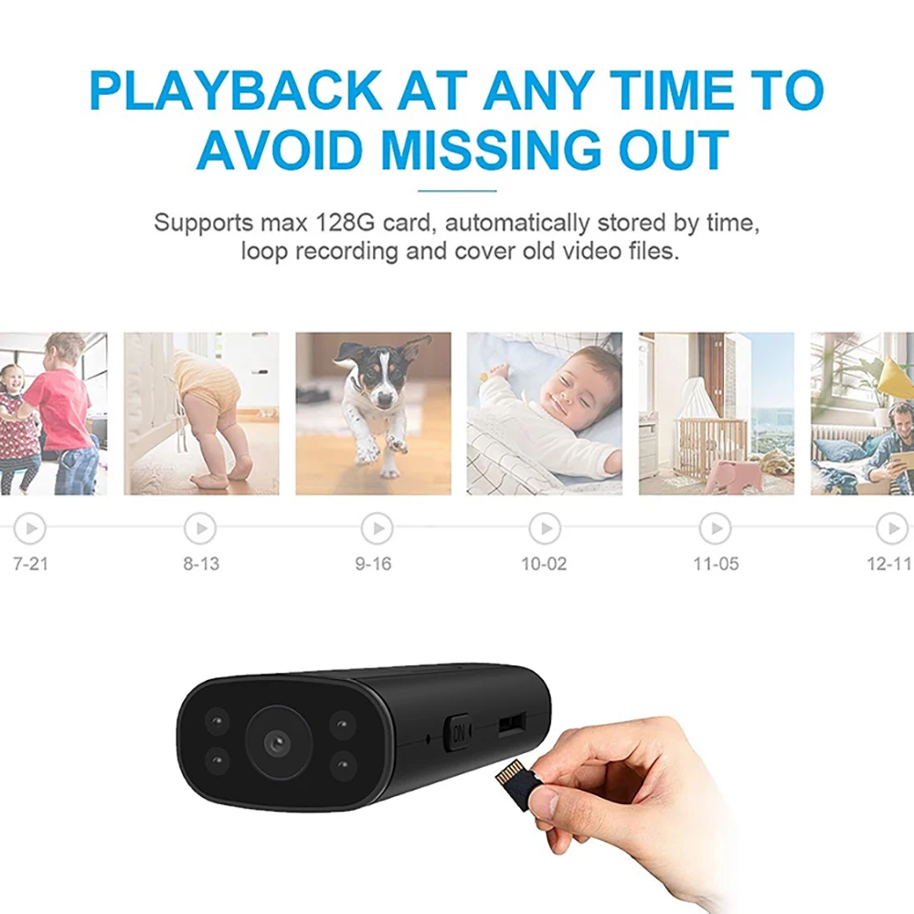 Mini Wifi Camera CCTV Video Recorder Home Security Cameras 720P HD Wireless WiFi Remote View Camera Nanny Cam Small Recorder