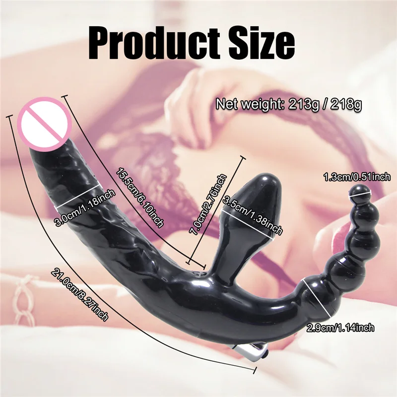 Strapon Lesbian Anal Beads - Wholesale Strapless Strapon Dildo Vibrator Sex Toys for Adult Double  Penetration Anal Plug Anal Beads Vibrators for Women Lesbian From  m.alibaba.com