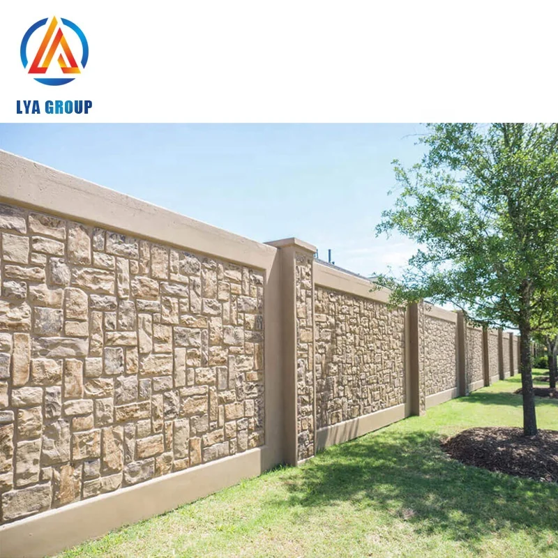 Chain Link Concrete Pillar Fence Machine Mould and Spare Parts Garden Exterior Wall Fence Concrete Panel Moulds