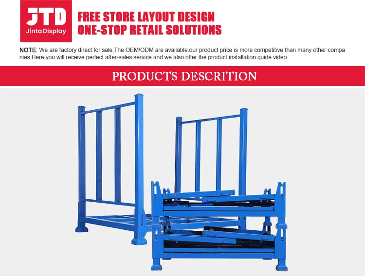 Stackable Stacking Racks Metal Display Warehouse Customized Rack ...