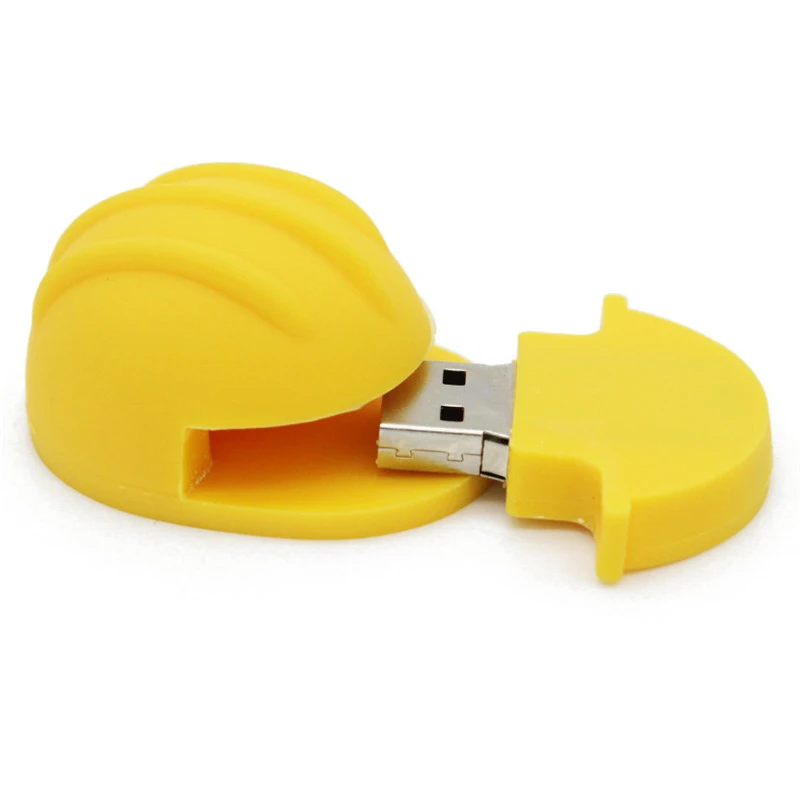 Gitra Original Capacity Helmet USB Flash Drive 16GB 32GB 128GB USB 2.0 Construction Pen Drive 64GB USB Flash Stick