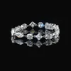 14k white Gold+Lab Diamond
