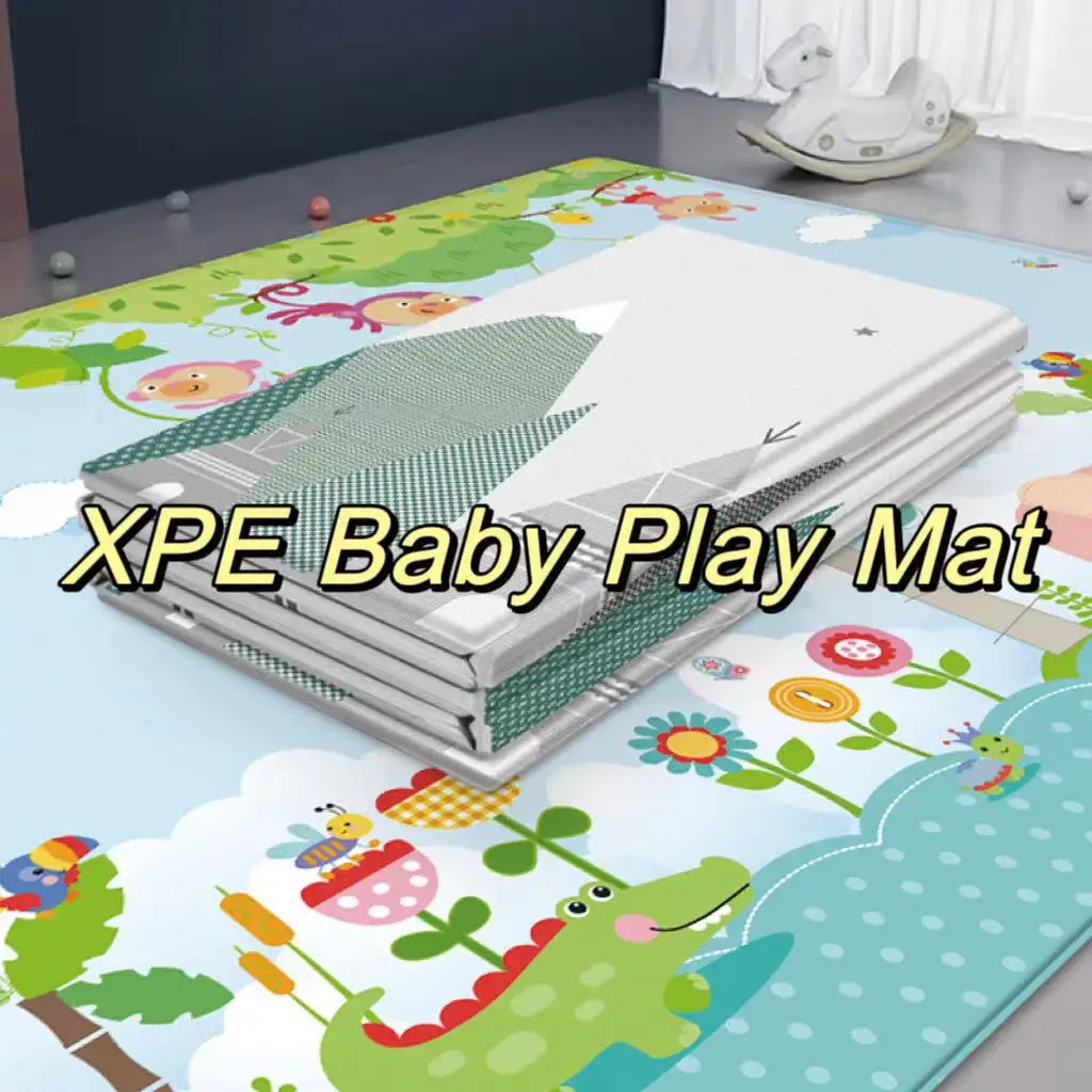 High-quality XPE Baby Play Mat Baby Crawling Mat Thick Foam Extra Large Foldable Waterproof Floor Play mat details