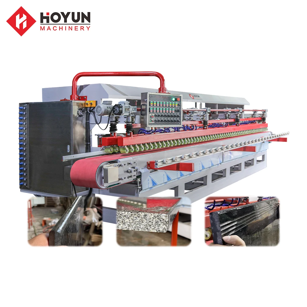Hongyi Multifunction Vertical Polisher Stairs Tile Grinder Polishing Rond Quartz Machine Porcelain Granite Edge Machine