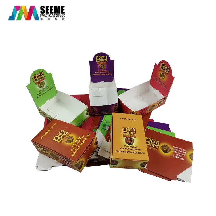 Retail Shop Shelf Ready Tray Srt Packaging Paper Display Box,Folding