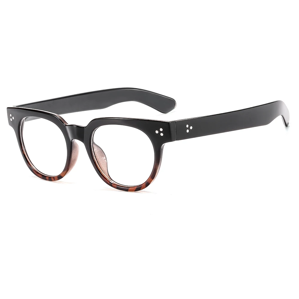 Eyeglass Frame Retro Round Frame Metre Flat Lens Star Frame Glasses Male