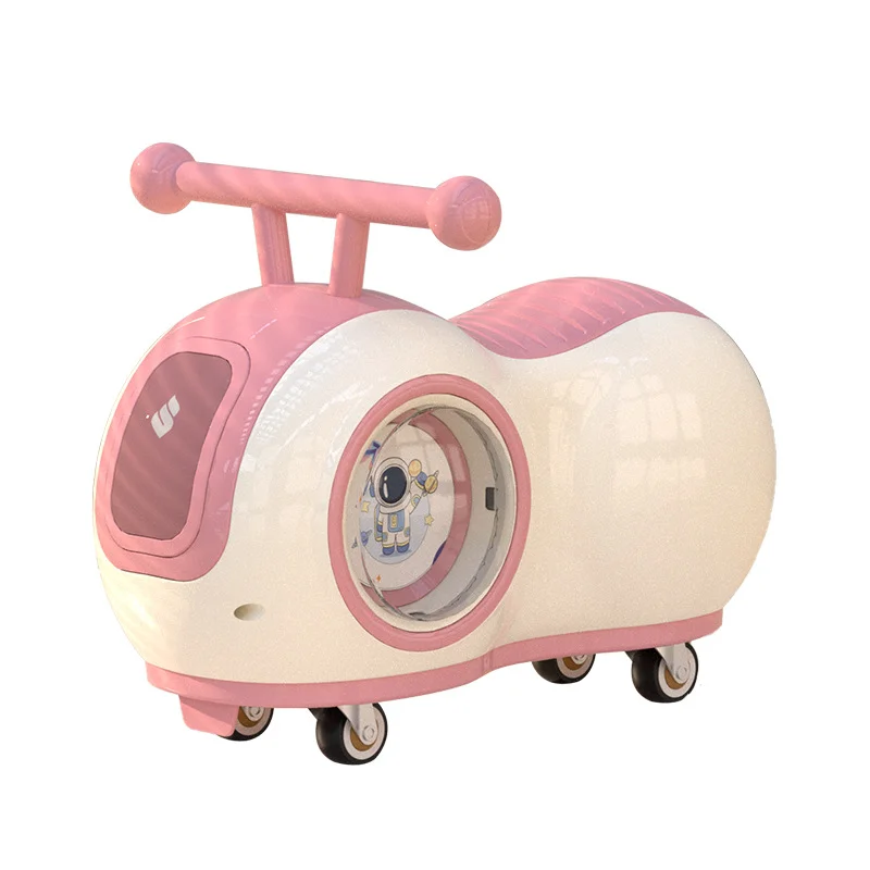 ZX123 Popular Four-Wheel Unisex Ride-On Swing Car for Kids for