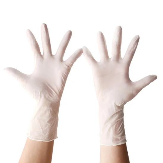 Factory price manufacturer supplies latex rubber examination gloves for surgeons