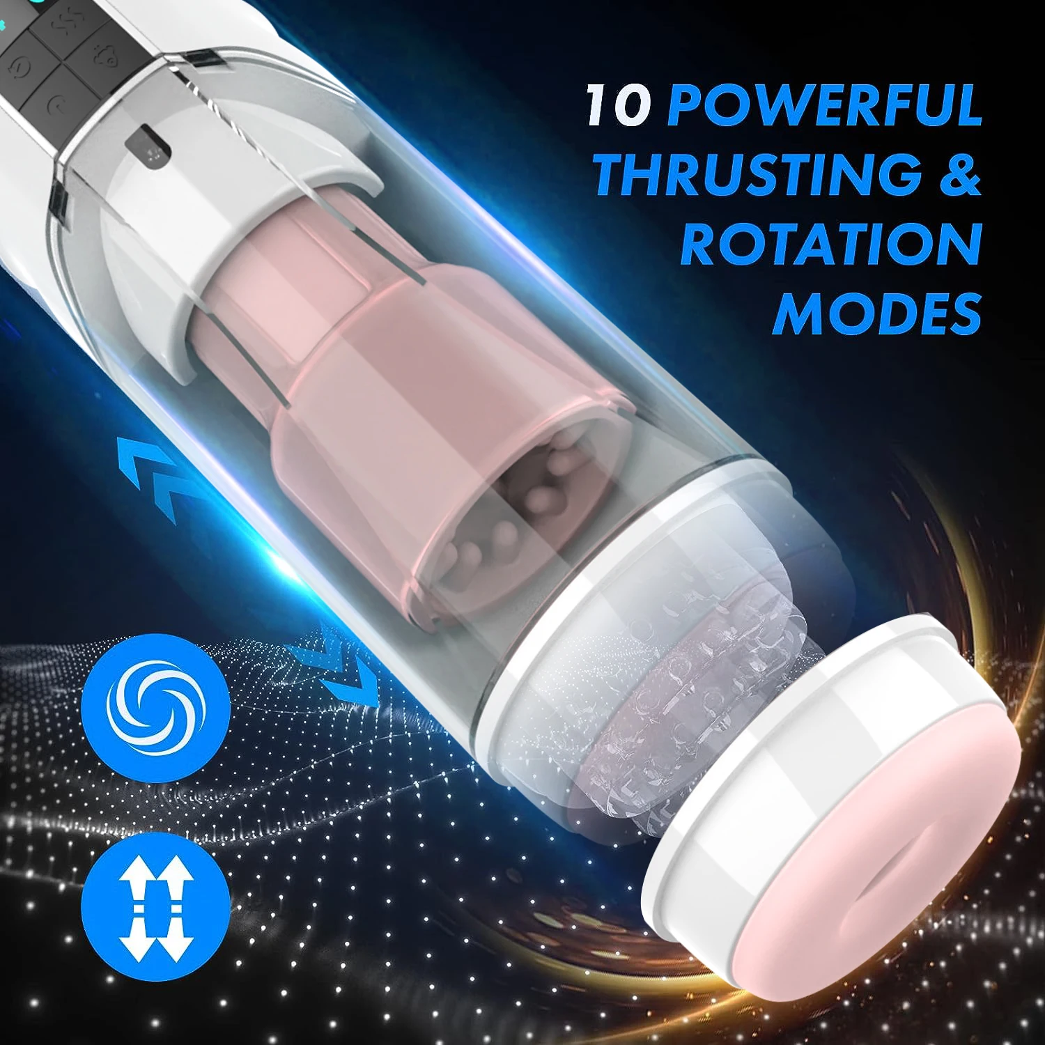 High Quality Convenient to Carry Male Masturbation Toys Small Silicone Massager Adult Tool for Men Airplane Cup