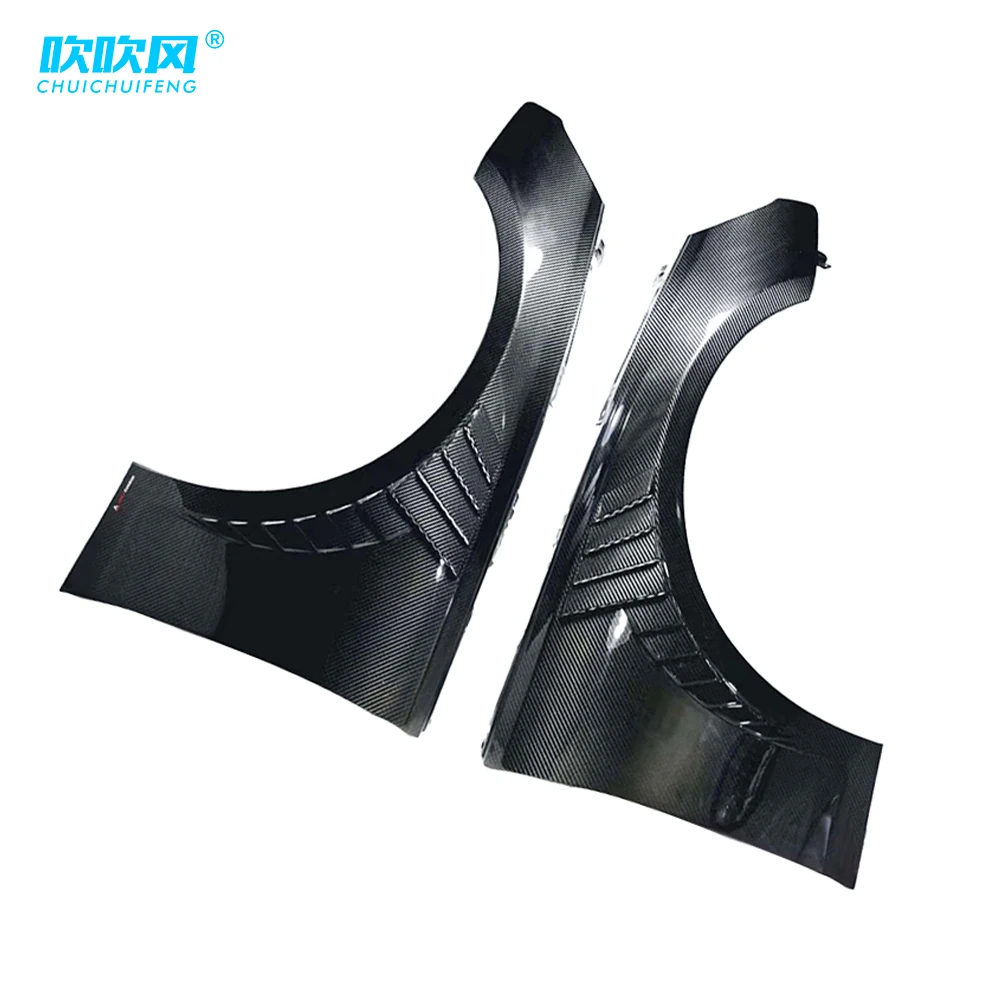 Dry Carbon Fiber Wheel Fenders For Audi A3 S3 2017-2019 Body Kit Front Fender