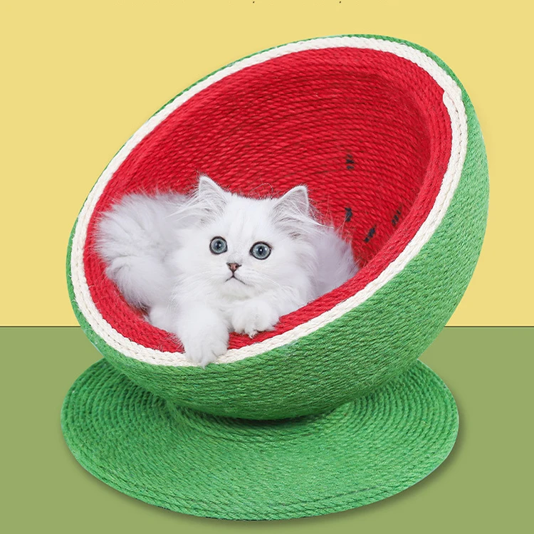 2022 New Design Cat Trees & Scratcher Watermelon Shape Modern Simple Luxury Cat Tree House Buy
