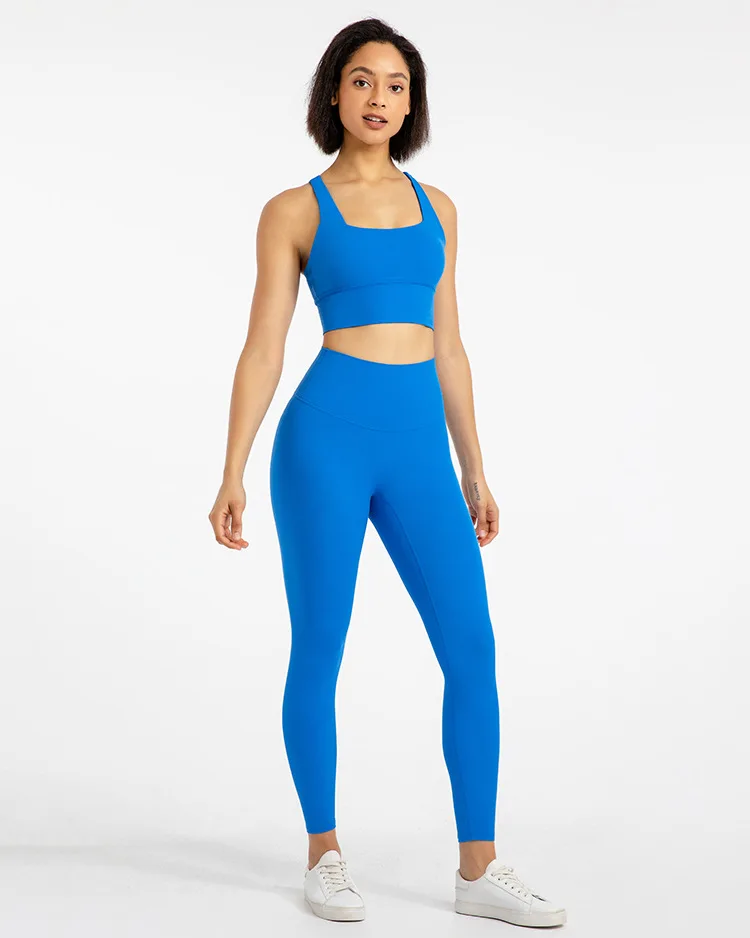 30 Colors 2 Piece Gym Activewear Workout Sports Bra Yoga Pants ...