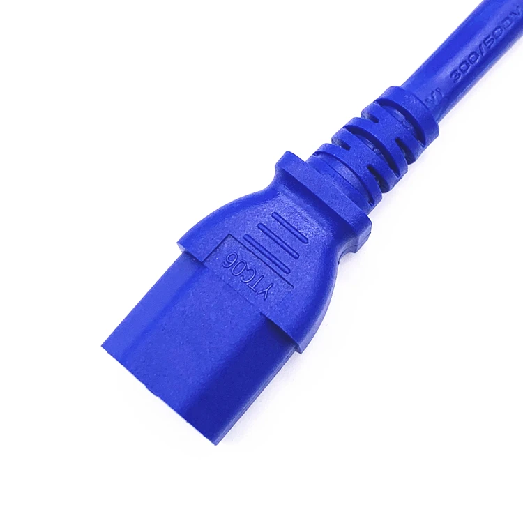 Power Cords IEC C13 C14 Male and Female10A 13A 16A 125V 250V  Electric C13 C14 Extension Cord Power Cable