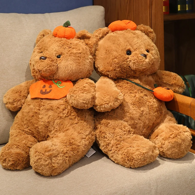 Kürbisbär Plüschtier – Kuschelweich, Süßes Halloween-Spielzeug Für Kinder Zum Knuddeln