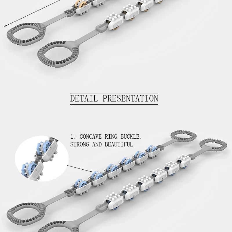 Shoulder Cervical Spine Back Dredging Meridians Ball Back Manual Roller