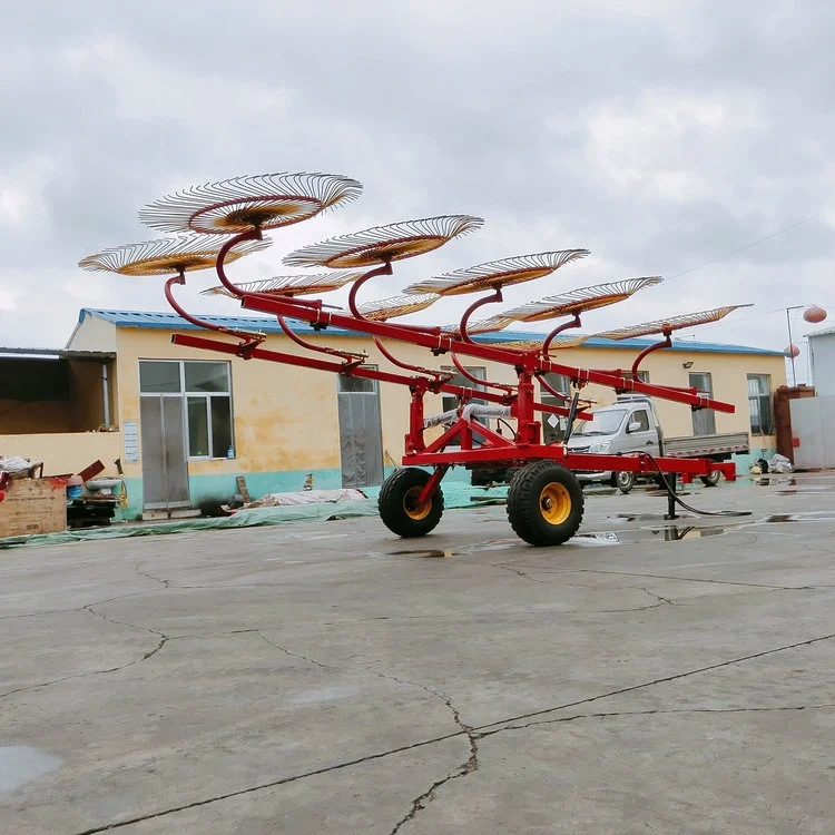 3 Point Pto Power Rake Tractor Trailed hay Rake Finger Wheel hay Rake ...