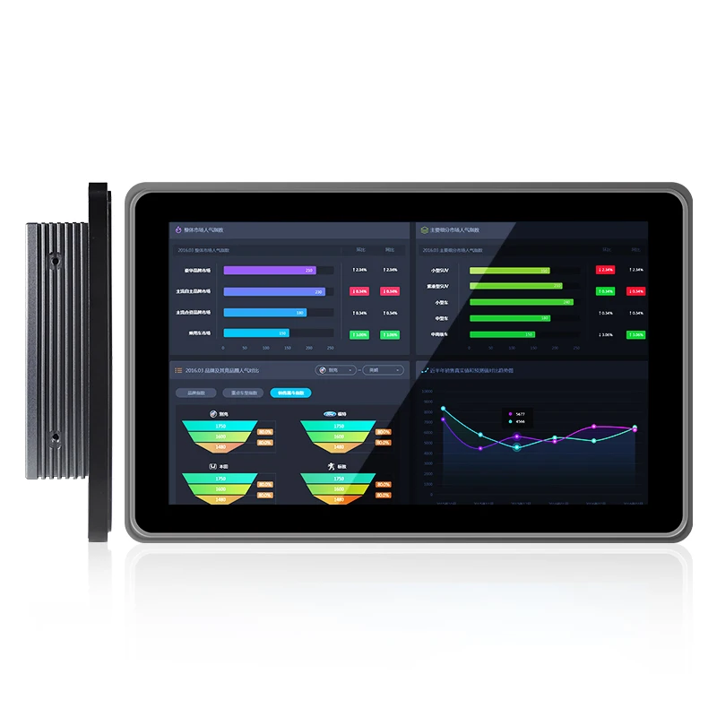 Celeron J1900 Lcd Monitor 10 Inch Rugged Industrial Cheap All in One Tablet Usb Pc Panel Support I3 I5 Cpu