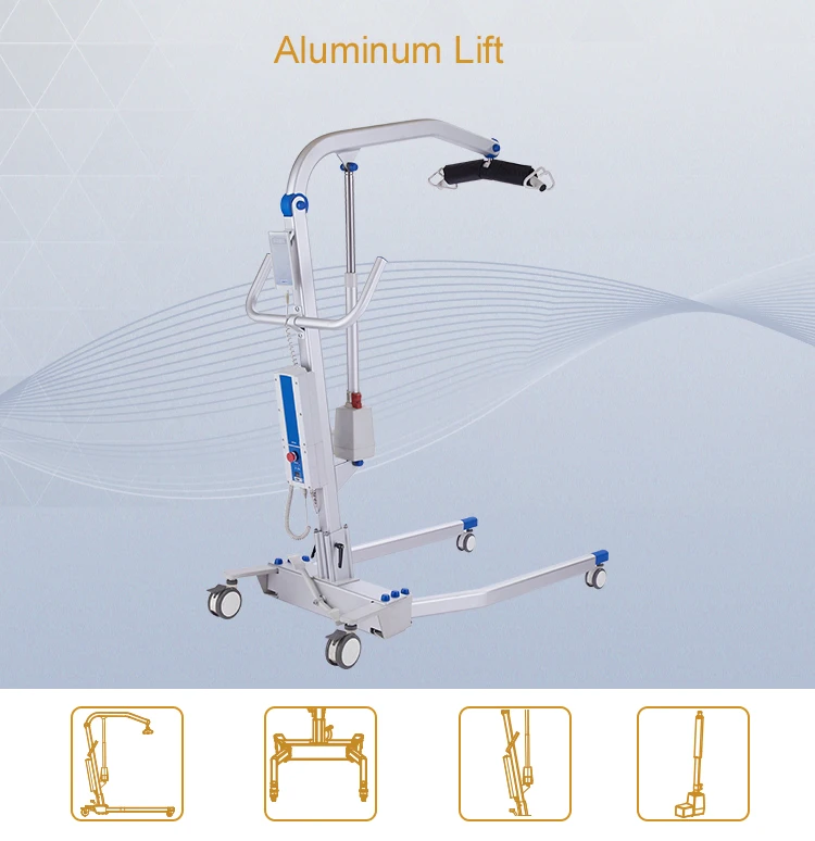 Handicapped Transfer Patient Lift Hoist Aluminum Patient Transfer Lift