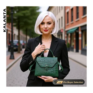 KALANTA Women's Handbag Business Polyester Structured Lock Shoulder Money Evening Flap Star Mujer Handbags