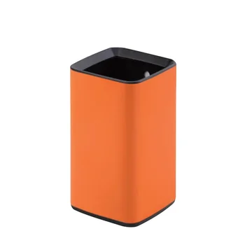 Kitchen Trash Can 12L Small Square Trash Can with Lid Durable Stainless Steel Household Garbage Bin for Kitchen Office Hotel