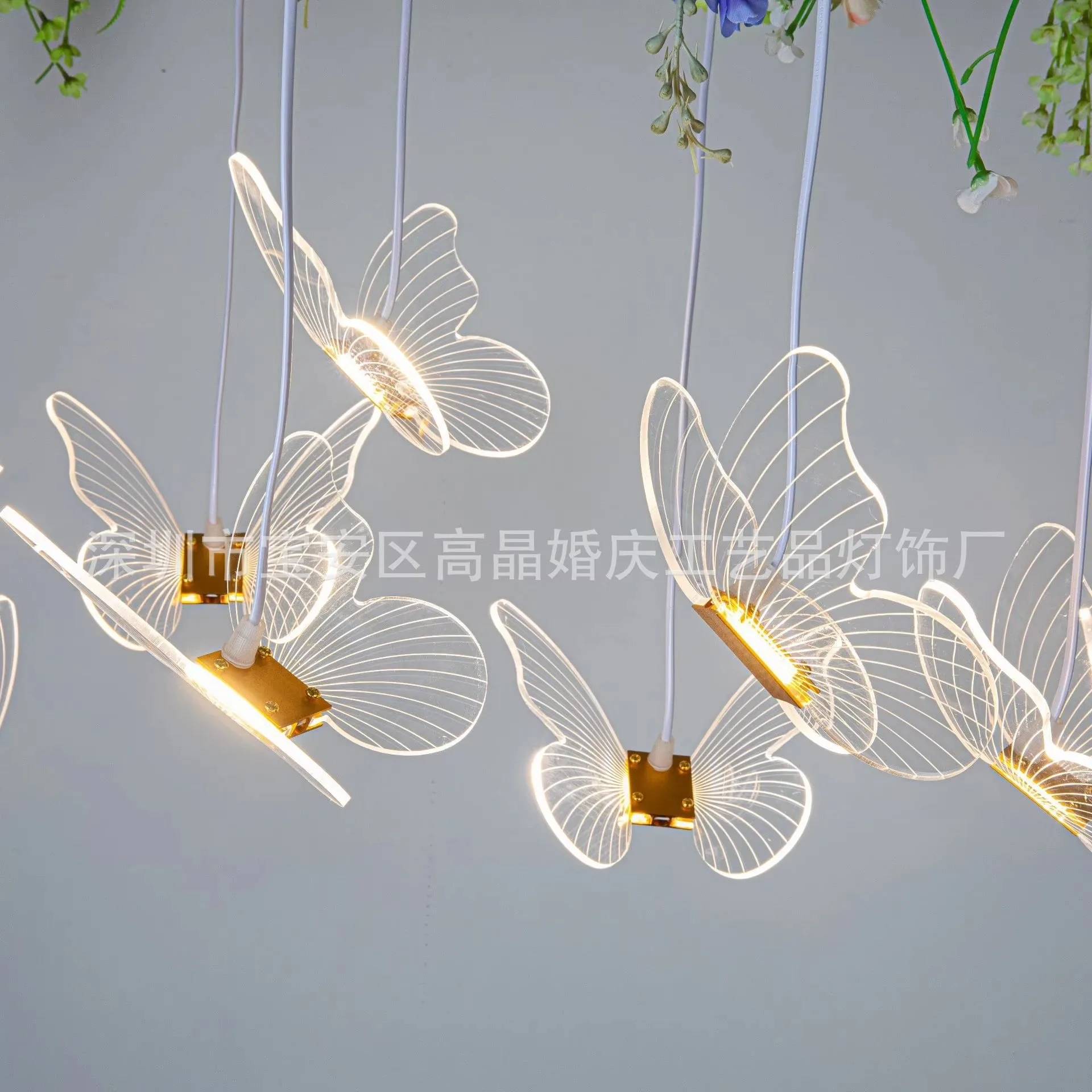 Waterproof LED Wedding Pendant Lamp AC Power Supply Acrylic Chandelier Lamp for Hanging Ceiling Decorations - Image 5
