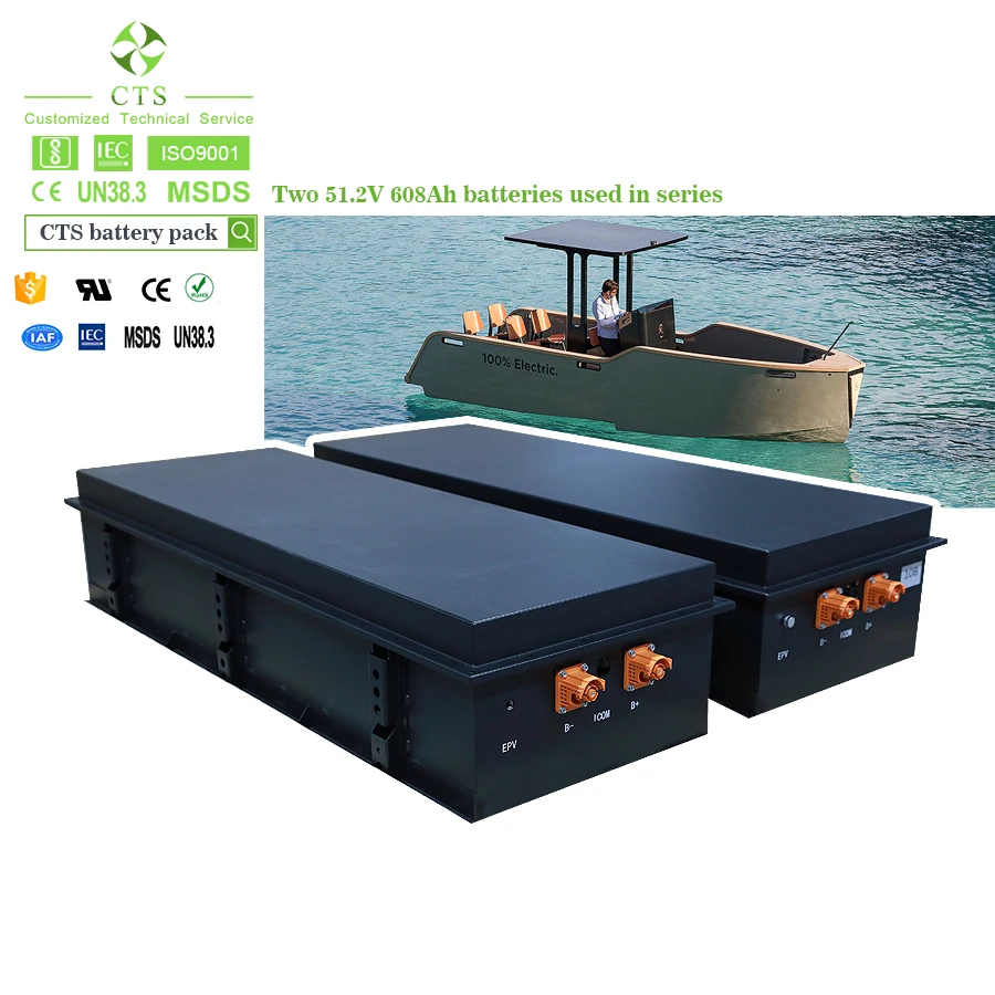 CTS 96v 144v 100ah 200ah lifepo4 ev car battery pack lithium ion 96v 300ah 400ah for electric vehicle ev boat