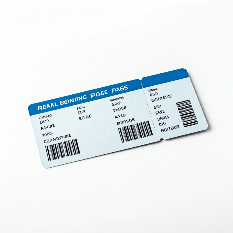 Durable Boarding Pass Air Ticket Factory Wholesale Ribbon Printing Thermal Cardboard High-End Custom Movie Cinema Tickets supplier