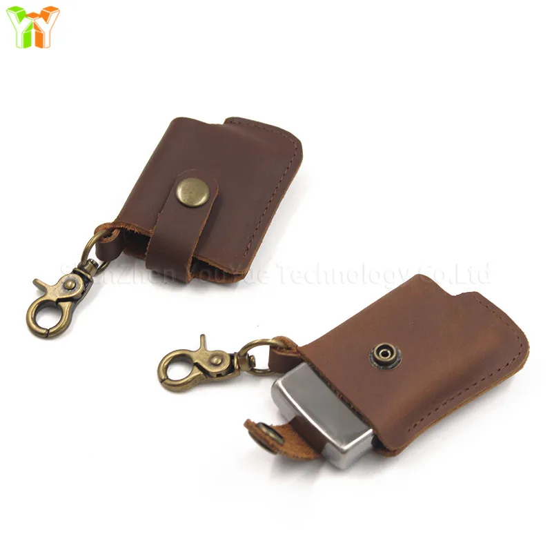Leather Lighter Keychain Case (choose your color)